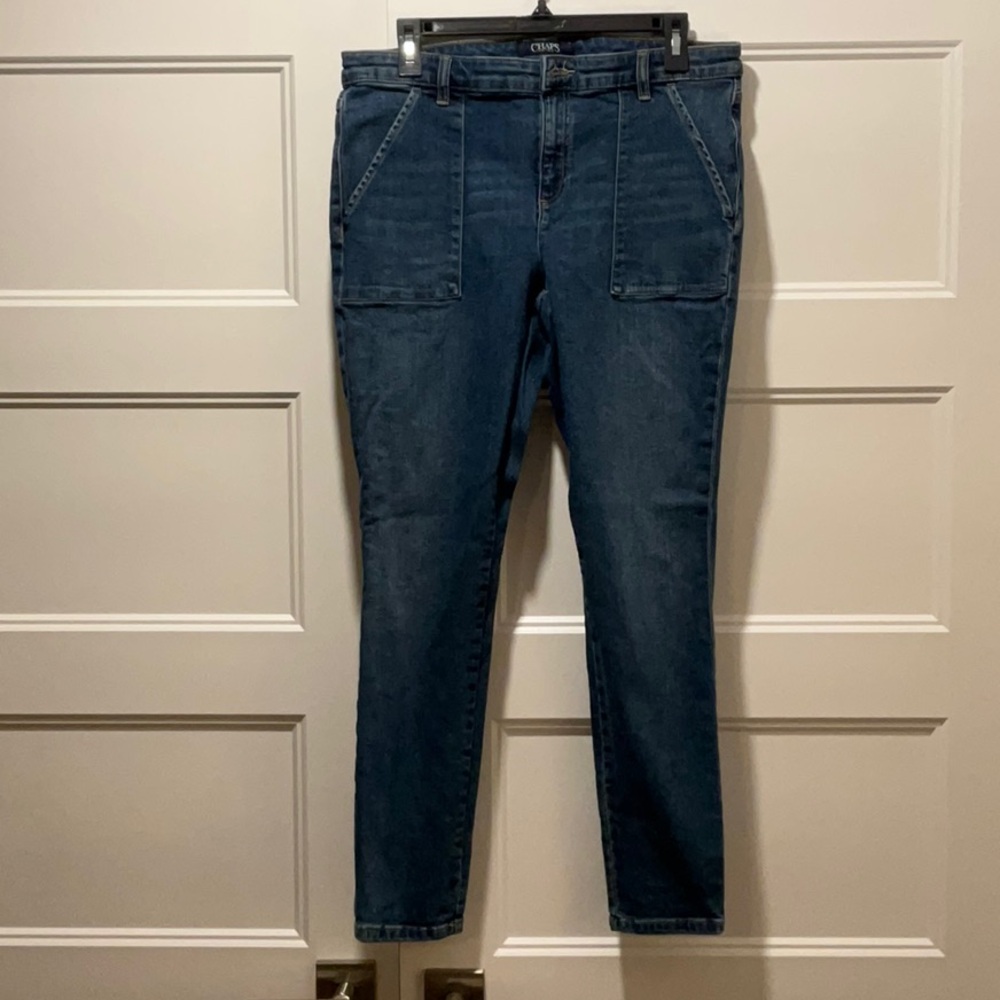 Chaps Stonewash Blue Denim Jeans
